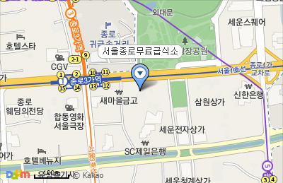 천사급식소 - 서울종로무료급식소 지도 이미지