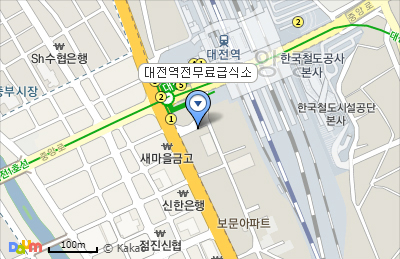 대전역전무료급식소 지도 이미지